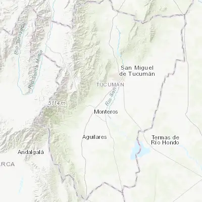 Map showing location of Famaillá (-27.054130, -65.403290)