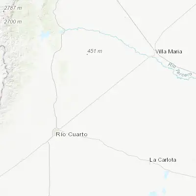 Map showing location of General Cabrera (-32.813130, -63.872430)