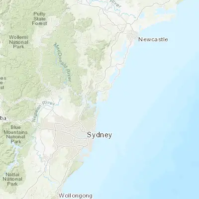 Map showing location of Ettalong (-33.513010, 151.338300)