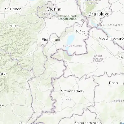 Map showing location of Deutschkreutz (47.600000, 16.633330)