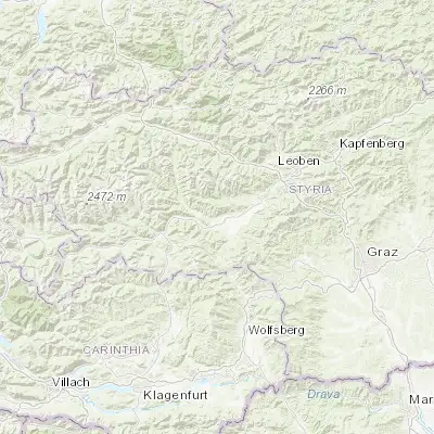 Map showing location of Fohnsdorf (47.207980, 14.675860)