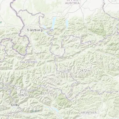 Map showing location of Ramsau am Dachstein (47.421500, 13.655450)