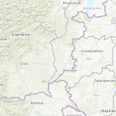 Map showing location of Stegersbach (47.166670, 16.166670)