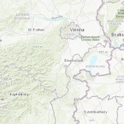 Map showing location of Theresienfeld (47.850000, 16.233330)