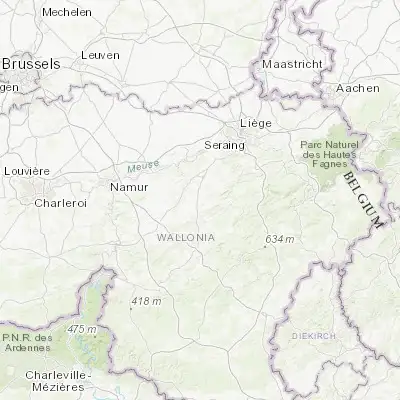 Map showing location of Clavier (50.400690, 5.351540)