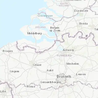 Map showing location of De Klinge (51.256270, 4.090410)