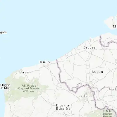 Map showing location of De Panne (51.097930, 2.593680)