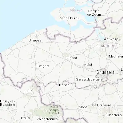 Map showing location of De Pinte (50.993390, 3.647470)