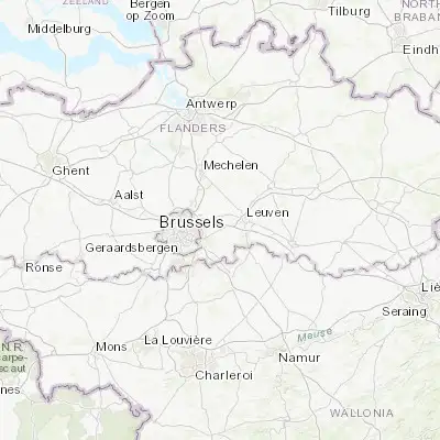 Map showing location of Everberg (50.876850, 4.569830)