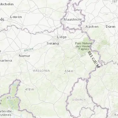 Map showing location of Ferrières (50.401570, 5.610920)