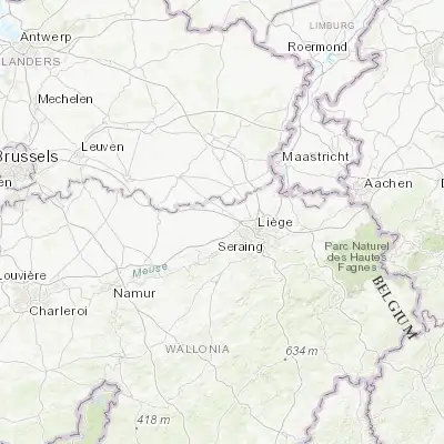 Map showing location of Fexhe-le-Haut-Clocher (50.665400, 5.399780)