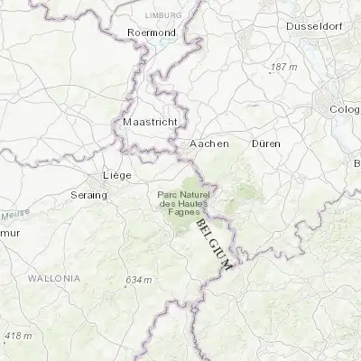 Map showing location of Kettenis (50.647610, 6.046860)