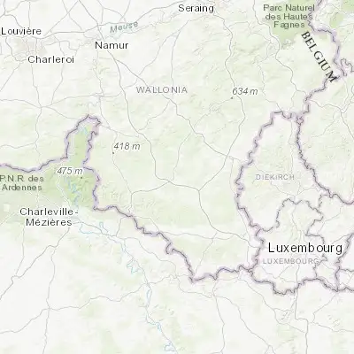 Map showing location of Libramont (49.917410, 5.373180)