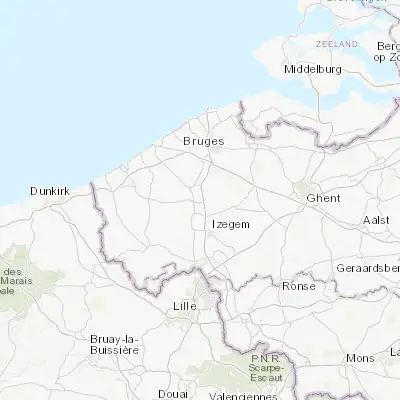 Map showing location of Lichtervelde (51.033330, 3.150000)