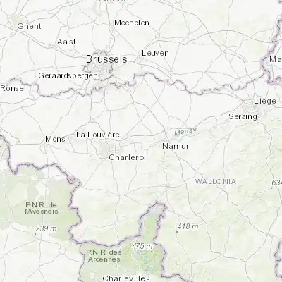 Map showing location of Moustier-sur-Sambre (50.466680, 4.696140)