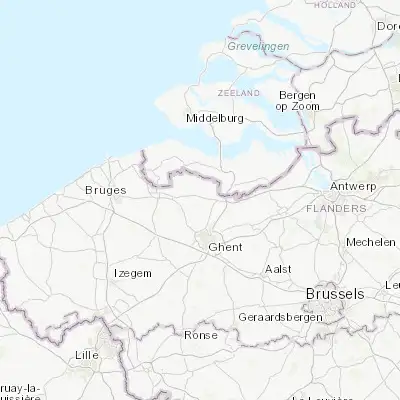 Map showing location of Oosteeklo (51.193020, 3.689280)