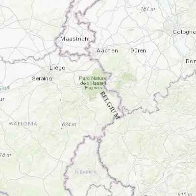 Map showing location of Robertville (50.454060, 6.122050)