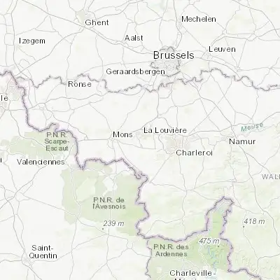 Map showing location of Saint-Vaast (50.454260, 4.160410)