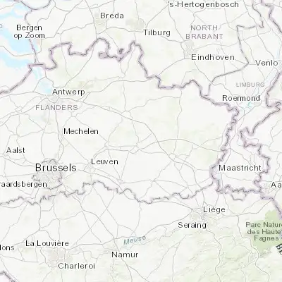 Map showing location of Schaffen (50.999930, 5.086670)