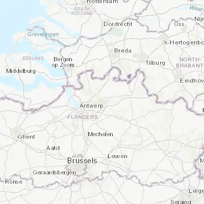 Map showing location of Sint-Antonius (51.266670, 4.638610)