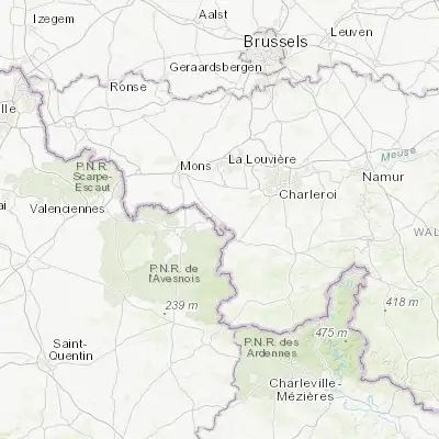 Map showing location of Solre-sur-Sambre (50.308090, 4.154290)