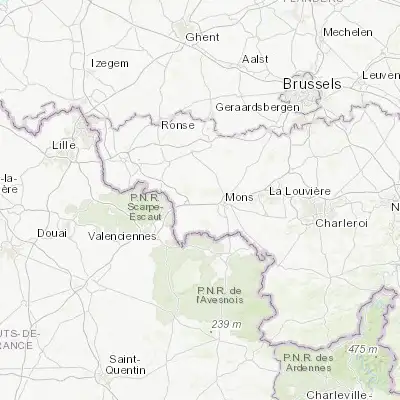 Map showing location of Tertre (50.469200, 3.812430)