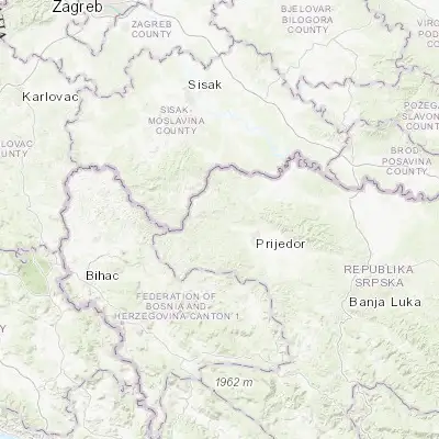 Map showing location of Svodna (45.037700, 16.540190)