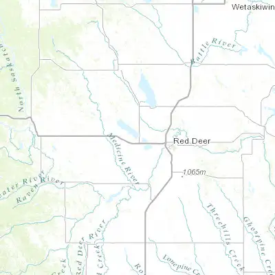 Map showing location of Sylvan Lake (52.311000, -114.083750)