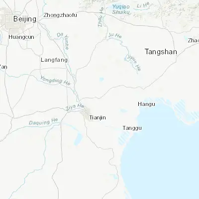 Map showing location of Liukuaizhuang (39.247890, 117.339410)