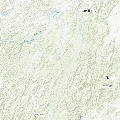 Map showing location of Xianxi (26.334720, 109.643060)