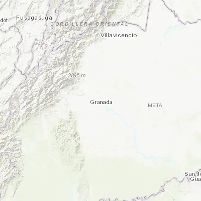 Map showing location of Fuente de Oro (3.462630, -73.621620)