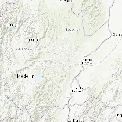 Map showing location of Maceo (6.551960, -74.787410)