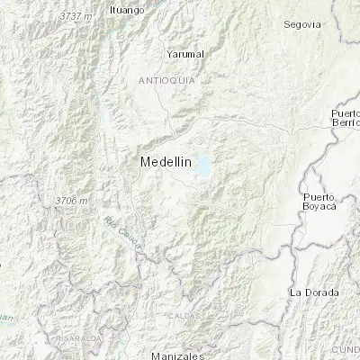 Map showing location of Marinilla (6.173580, -75.336210)