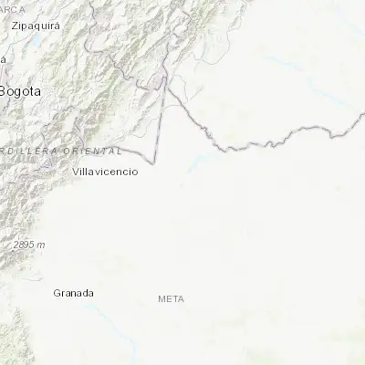 Map showing location of Puerto López (4.099120, -72.956470)