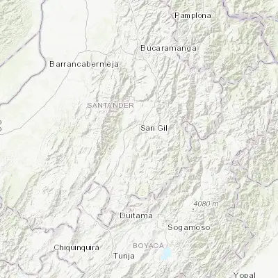 Map showing location of Valle de San José (6.447500, -73.143610)