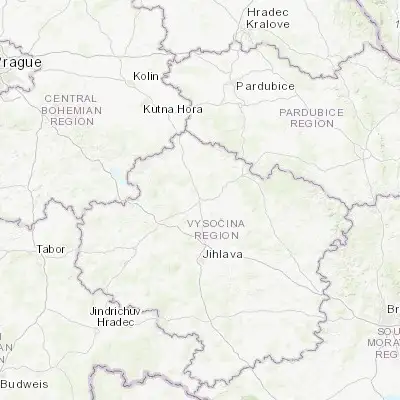 Map showing location of Havlíčkův Brod (49.606900, 15.579370)