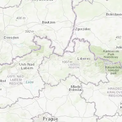 Map showing location of Jablonné v Podještědí (50.765280, 14.760520)