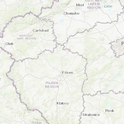 Map showing location of Kaznějov (49.893130, 13.382950)