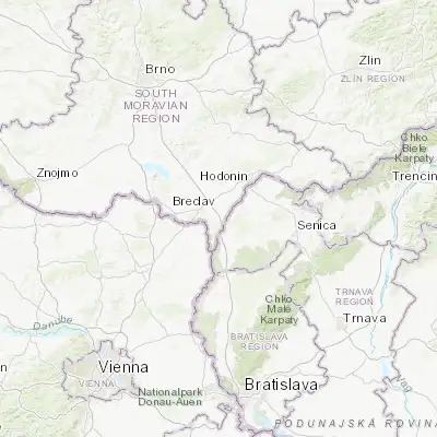 Map showing location of Lanžhot (48.724430, 16.966950)