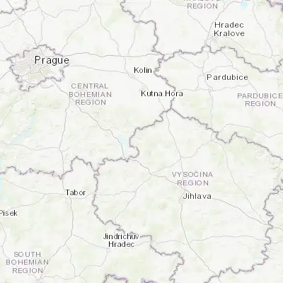 Map showing location of Ledeč nad Sázavou (49.695170, 15.277720)