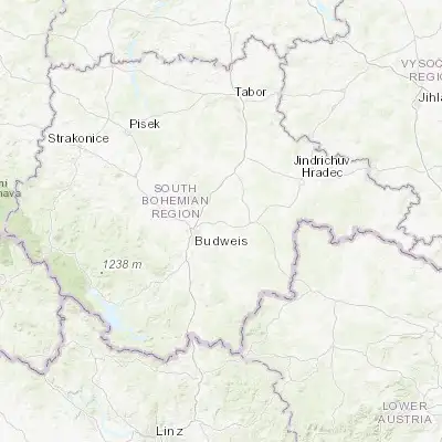 Map showing location of Lišov (49.015970, 14.608380)