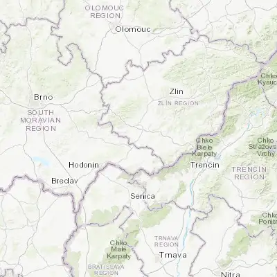 Map showing location of Ostrožská Nová Ves (49.004340, 17.436320)