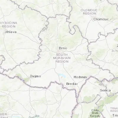 Map showing location of Rajhrad (49.090210, 16.603880)