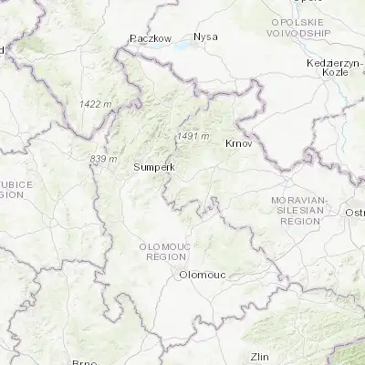 Map showing location of Rýmařov (49.931830, 17.271770)