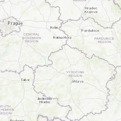 Map showing location of Světlá nad Sázavou (49.668010, 15.403930)