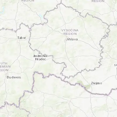 Map showing location of Telč (49.184180, 15.452750)