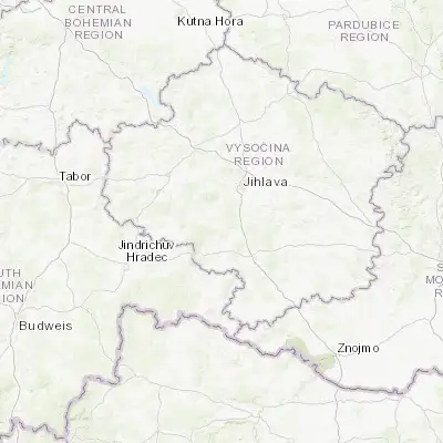 Map showing location of Třešť (49.290920, 15.482110)