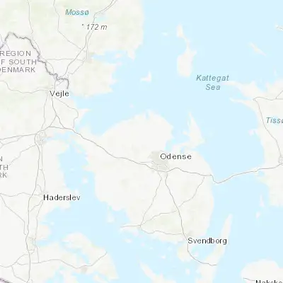 Map showing location of Søndersø (55.485260, 10.255400)