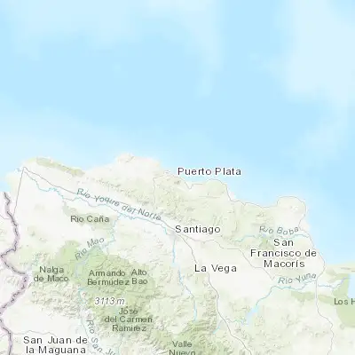 Map showing location of Puerto Plata (19.793440, -70.688400)