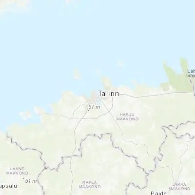 Map showing location of Tallinn (59.436960, 24.753530)